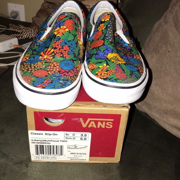 vans multi floral
